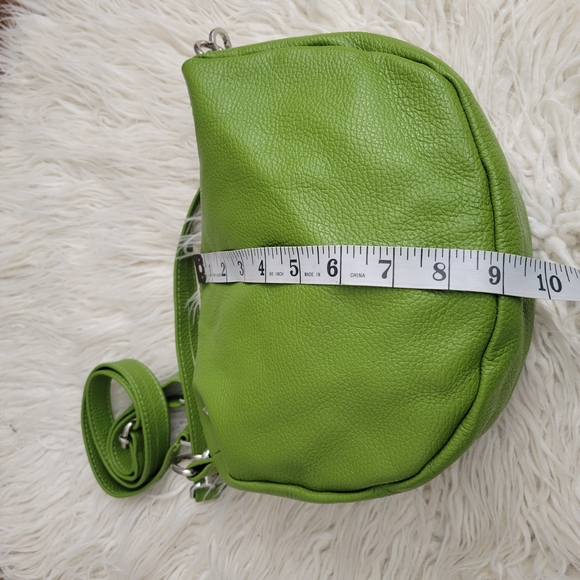 Green Leather Women's Bag - Picture 4 of 8